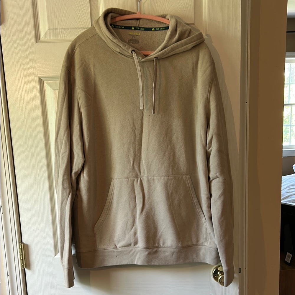 Tek Gear Tan Sweatshirt Hoodie Relaxed Fit
